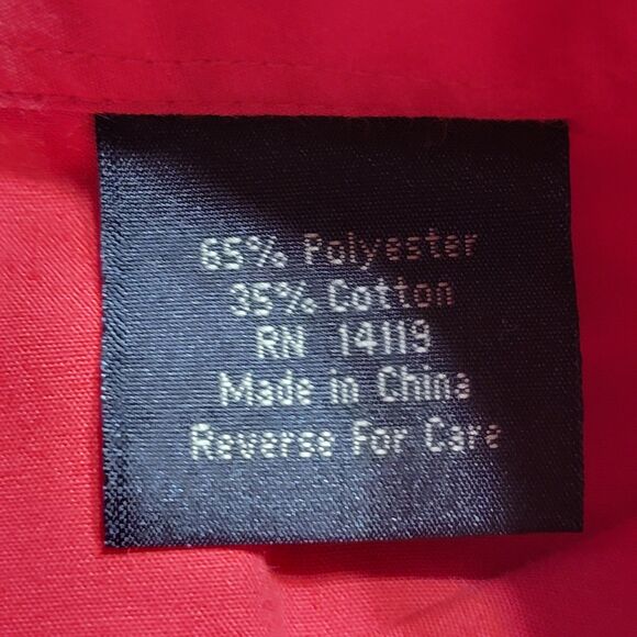 High Noon Full Pearl Snap LS Western Shirt Red w/ Embroidered Stars - Size XL - Picture 5 of 5